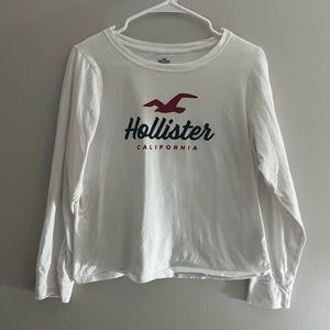 Hollister California white long sleeve sleep shirt